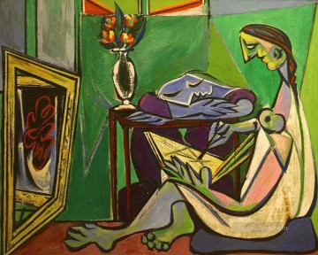 Famous Abstract Painting - The Muse 1935 Cubist